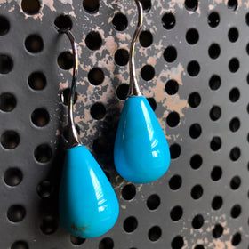 Sleeping Beauty Turquoise Earrings
