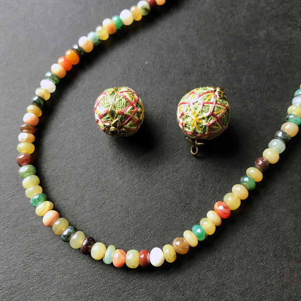 Multi Color Opal Necklace