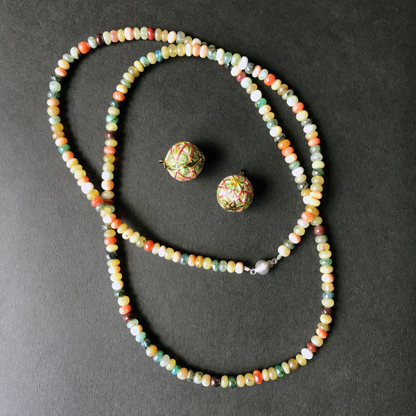 Multi Color Opal Necklace