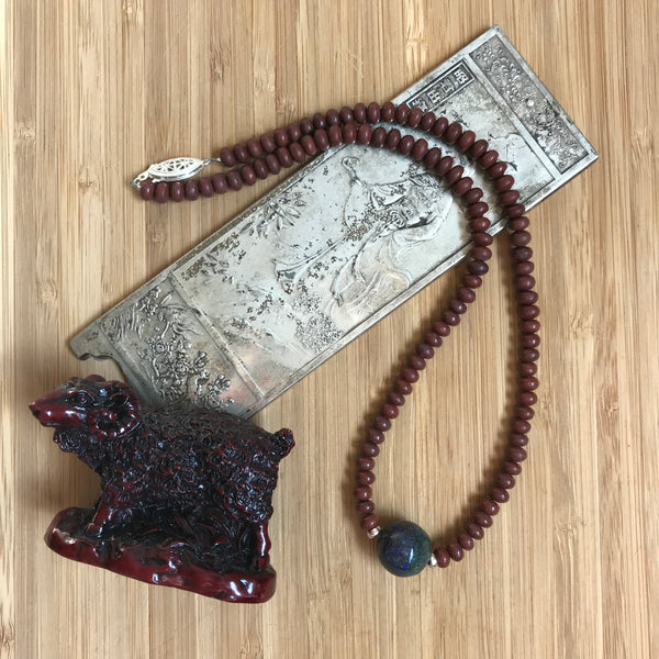 Jasper and Australian Boulder Opal Necklace