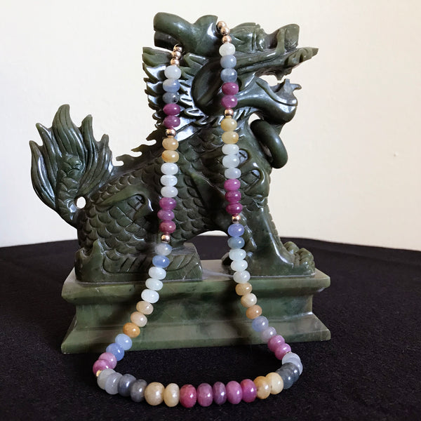 Multicolor Sapphire Necklace