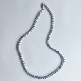 Tanzanite and Pearl Necklace
