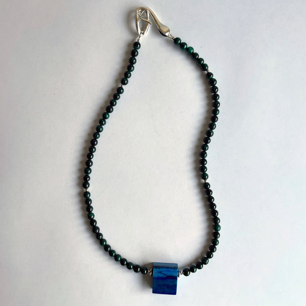 Lapis and Malachite Necklace