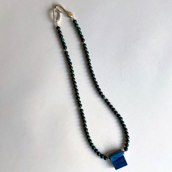 Lapis and Malachite Necklace