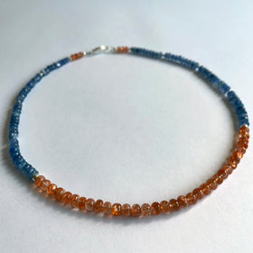 Tanzanite and Sunstone Necklace