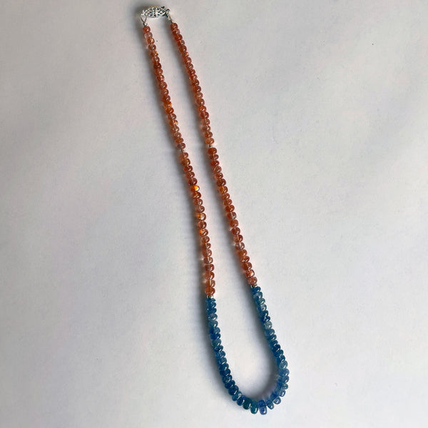 Tanzanite and Sunstone Necklace